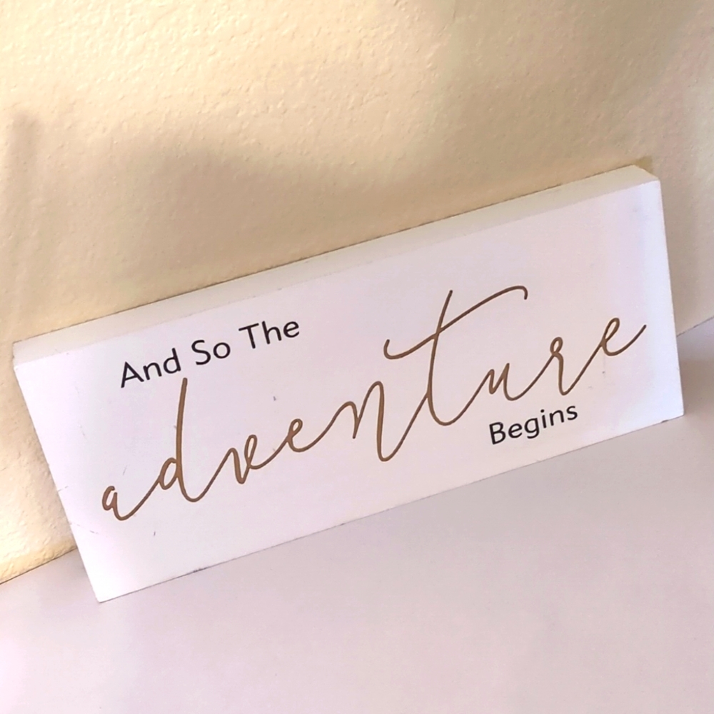 "ADVENTURE" WALL ART